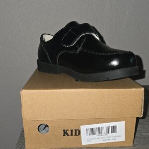 Kids Black Dress Shoes